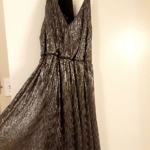 Forever21 plus perfect metallic party dress